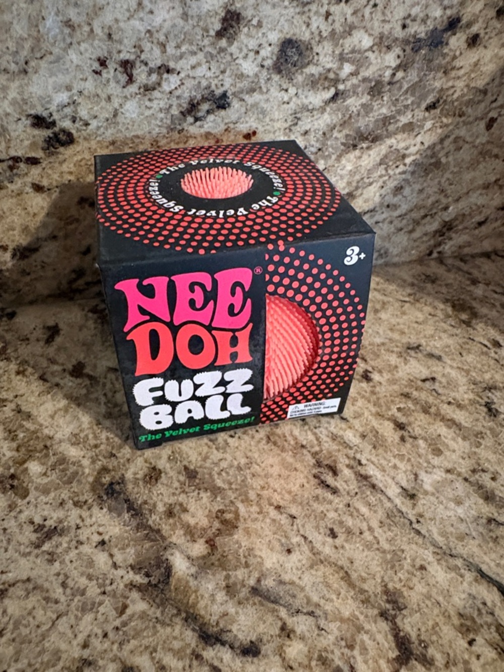 🆕 Fuzz Ball Velvet Squeezer - Orange